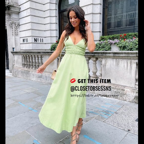 ZARA A-Line Midi Dress* - Picture 3 of 16